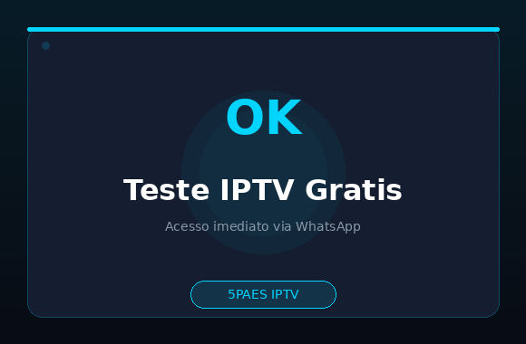 Pessoa fazendo teste IPTV grátis na Smart TV com qualidade HD